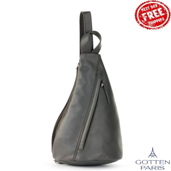 The Sak Geo Leather Sling Backpack Slate Women's Bag - Picture 4 of 7